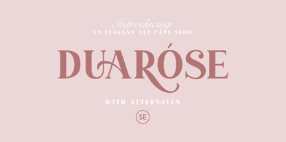 Duarose Serif Font Poster 1