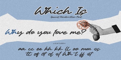 Which Is Font Poster 6