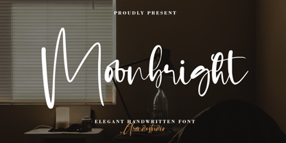 Moonbright Font Poster 1