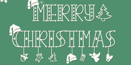 Christmas Craft Font Poster 2