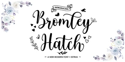 Bromley Hatch Font Poster 1