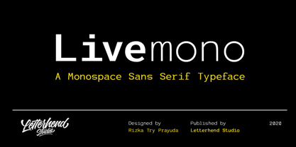 Livemono Font Poster 1
