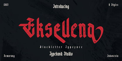 Eksellena Font Poster 1