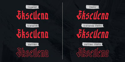 Eksellena Font Poster 4