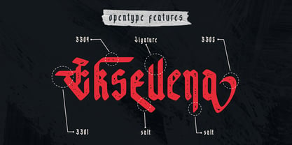 Eksellena Font Poster 10