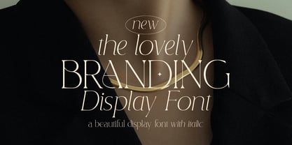 Lovely Branding Font Poster 1