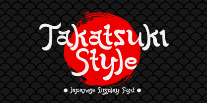 Takatsuki Style Font Poster 1