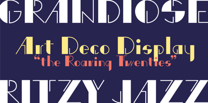 P22 Art Deco Font Poster 2