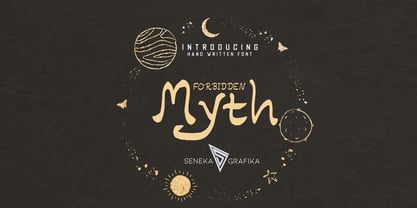 Forbidden Myth Font Poster 1