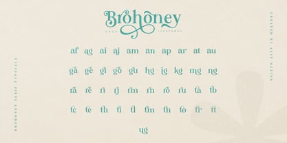 Brohoney Font Poster 11