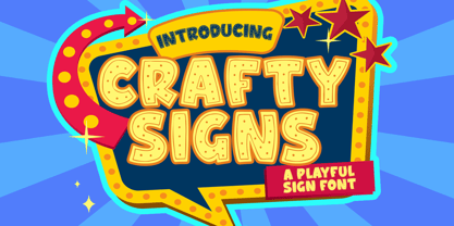 Crafty Signs Font Poster 1
