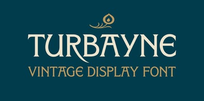 Turbayne Font Poster 1