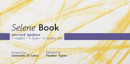 Selene Book Font Poster 1