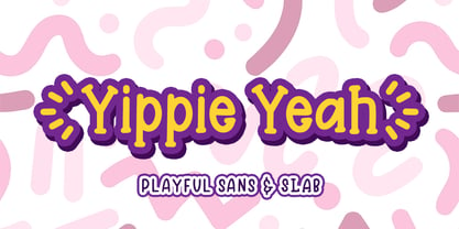 Yippie Yeah Font Poster 1