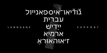 Greycliff Hebrew CF Font Poster 8