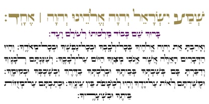 Hebrew Pirkei Avot Std Font Poster 5