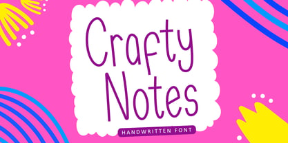 Crafty Notes Fuente Póster 1