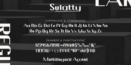 Sulatty Font Poster 6