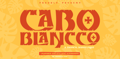 Cabo Blancco Font Poster 1