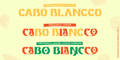 Cabo Blancco Font Poster 7