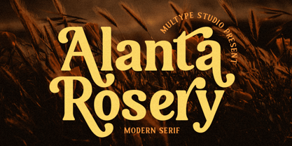 Alanta Rosery Font Poster 1