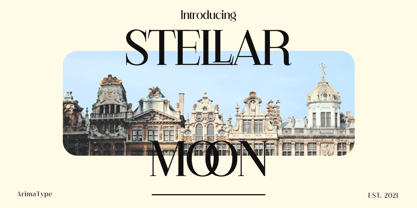 Stellar Moon Font Poster 1