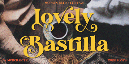 Lovely Bastilla Font Poster 1