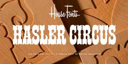 Plinc Hasler Circus Font Poster 1