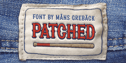 Patched Font Poster 2