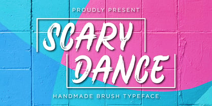 Scary Dance Font Poster 1