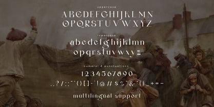 La Gagliane Font Poster 10