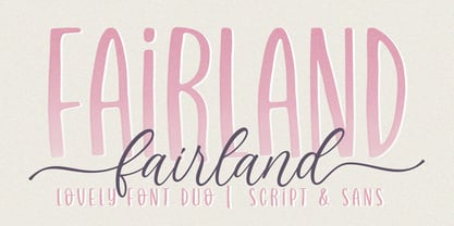 Fairland Script Font Poster 1