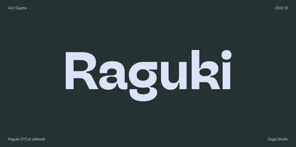 Raguki Font Poster 1