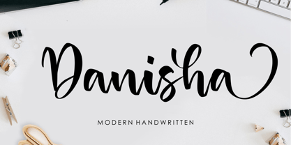 Danisha Font Poster 1
