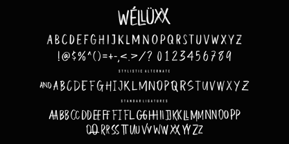 Welluxx Font Poster 9