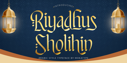 Riyadhus Sholihin Font Poster 1