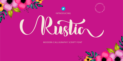 Rustic Font Poster 1