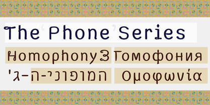 Phone Pro Hebrew Fuente Póster 6