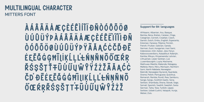 Mitters Font Poster 10