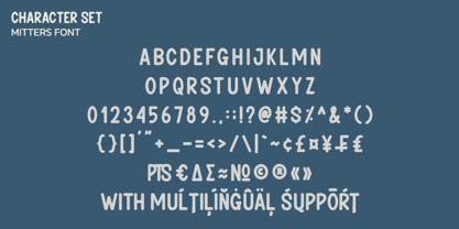Mitters Font Poster 9
