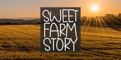 Sweet Farm Story Font Poster 1