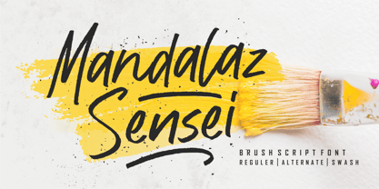 Mandalaz Sensei Font Poster 1