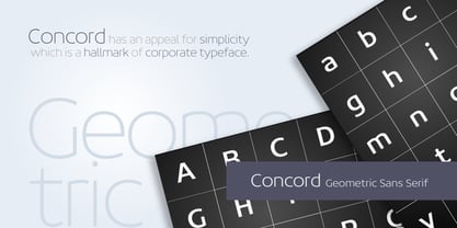 Concord Font Poster 1