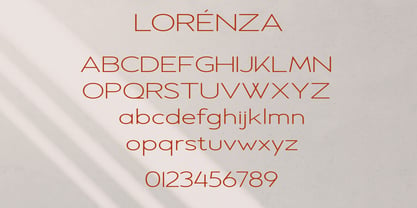 Lorenza Font Poster 6