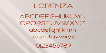 Lorenza Font Poster 8