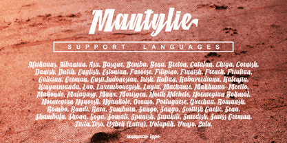 Mantylie Script Font Poster 10