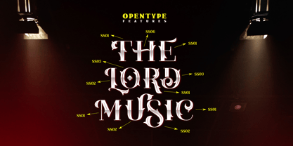 The Lord Music Font Poster 6