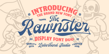 Rawnster Font Duo Font Poster 1