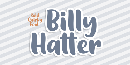 Billy Hatter Font Poster 10