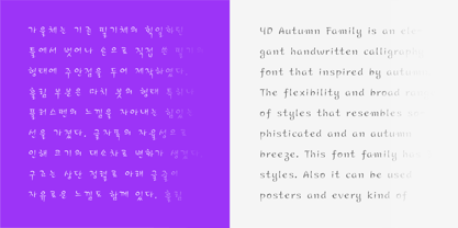 YD Autumn Font Poster 5